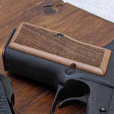 木グリップ : マルシン ハイパワーシリーズ用 チェッカー [2026/2月頃再販.単品予約]