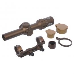 SIG SAUER TANGO 6T DVO 1-6X24mm タイプ FFP ショートスコープ マウントセット 4倍率Ver. デザートカラー [AO-SC014-DE] [取寄]