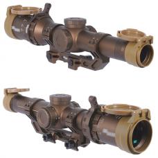 SIG SAUER TANGO 6T DVO 1-6X24mm タイプ FFP ショートスコープ マウントセット 4倍率Ver. デザートカラー [AO-SC014-DE] [取寄]