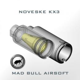 Noveske KX3フラッシュハイダー(14mm逆)/BK [N02-015BK] [取寄]