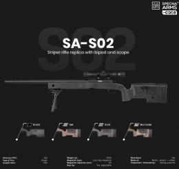エアコッキングガンM40A3タイプSniper Rifle [SA-S02-SET] 【スコープ&バイポッドセット 】 [取寄]