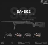 エアコッキングガンM40A3タイプSniper Rifle [SA-S02-SET] 【スコープ&バイポッドセット 】 [取寄]