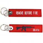 REMOVE BEFORE FIRE [HK416] フラッグキーホルダー [KW-PC-325] [取寄]