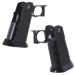 マルイ ハイキャパシリーズ用 Infinityタイプ CNCアルミニウムグリップ Type12 /ブラック [KW-KU-GB-620BK] [取寄]