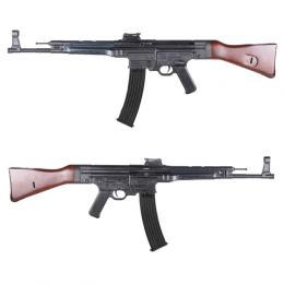 電動ガン : MP44 フルメタル リアルウッド [AGMMP056BWD:黒染仕様] [12月入荷予定.単品予約]