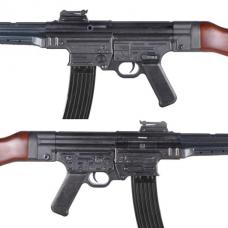 電動ガン : MP44 フルメタル リアルウッド [AGMMP056BWD:黒染仕様] [12月入荷予定.単品予約]