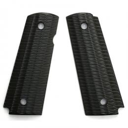 マイカルタグリップ:M1911用[Lucia] アルマジロカット Black Paper [取寄]