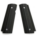 マイカルタグリップ:M1911用[Lucia] アルマジロカット Black Paper [取寄]