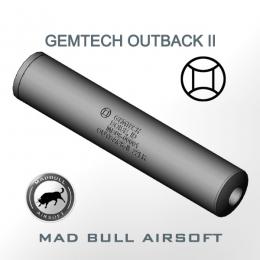 GEMTECH/OUTBACK サプレッサー(14mm逆ネジ)  [G01-014] /BK [取寄]