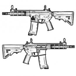 電動ガン M-LOK 7インチ GEN3 M4 /TAN [取寄]
