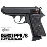 GAS-BLK : ワルサーPPK/S ブラック [品切中.再生産待ち]
