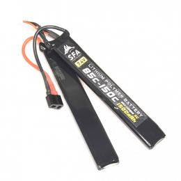 Li-Poバッテリー 7.4V 1500mAh セパレート (85C-150C) T字コネクター [SA-B011T] [取寄]