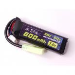 Li-Poバッテリー 7.4V 600mAh マイクロ (35C-50C) ミニコネクター [SA-B015M] [取寄]