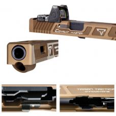 マルイ GBB G17Gen3用 TTI G17L Copperheadカスタムスライドセット [BM-SL-G17G3CH-TM-BR] ブロンズカラー [取寄]