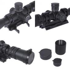 N FORCE NXS 5-25X56タイプ FFP MIL-R F1 ライフルスコープ マウントセット [AO-SC016] ブラック [取寄]