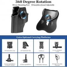 CYTAC R-Defender G4ホルスター/パドル標準装備 グロックG17 Gen1〜5 [CYT-HOL-CY-1-R4G1700] [取寄]